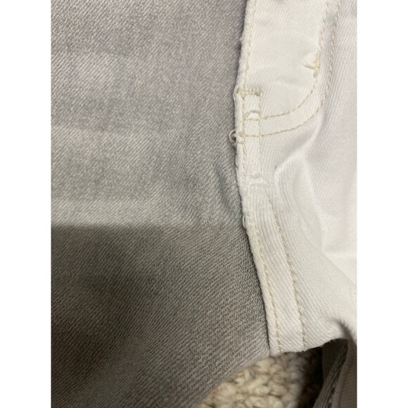 Flying Monkey High Rise Crop Skinny Two-Tone Raw Hem Distressed 27 - Picture 7 of 7